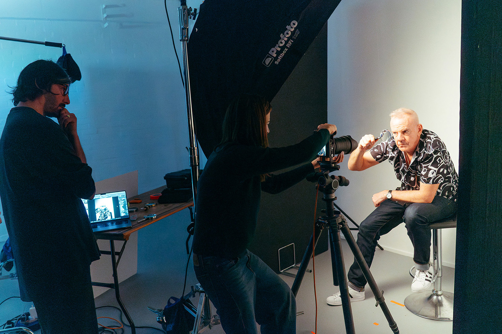 Blackout photography studio for hire in Brighton and Hove